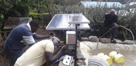 Solar irrigation pump